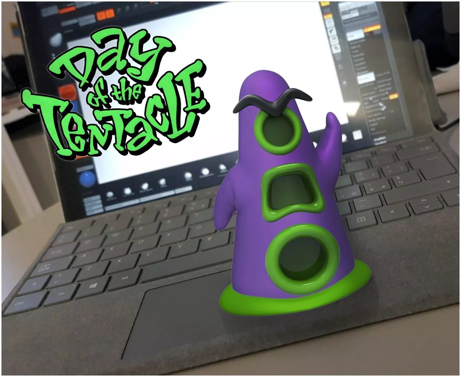 Day of the Tentacle 3D print model_0