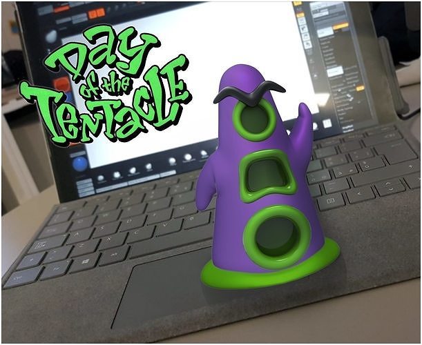 Day of the Tentacle 3D print model