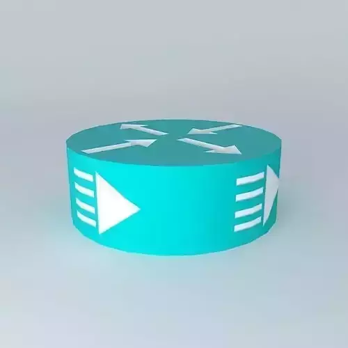 Cisco Edge and Broadband Router Icon 3D model