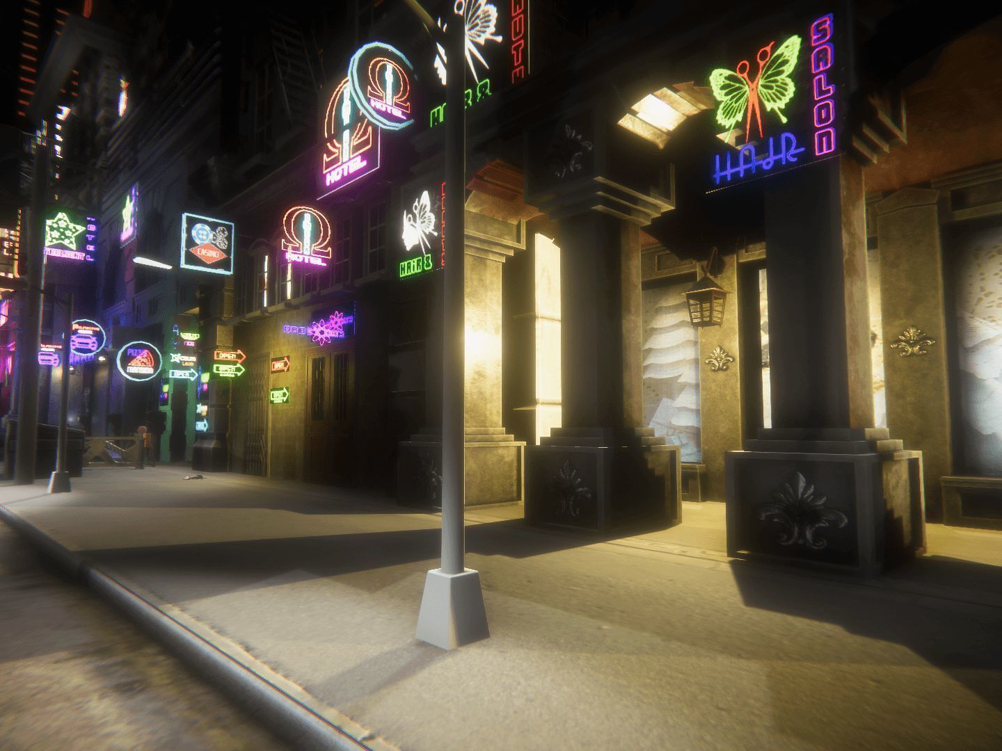 Neon Signs for Unreal Low-poly 3D model_13