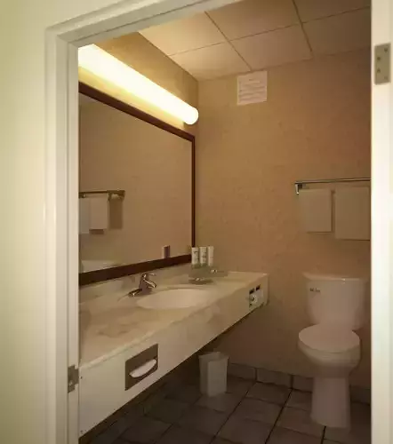 Photorealistic 3d bathroom 
