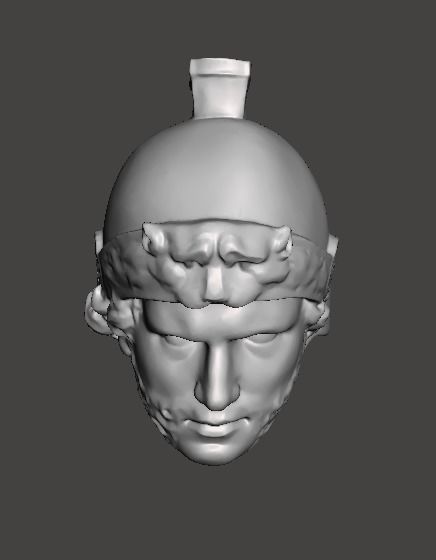 mars high detailed ring  3D print model_1