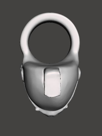 mars high detailed ring  3D print model_2