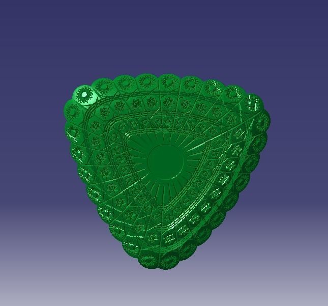 pk triangular sweet dish 3D print model_3