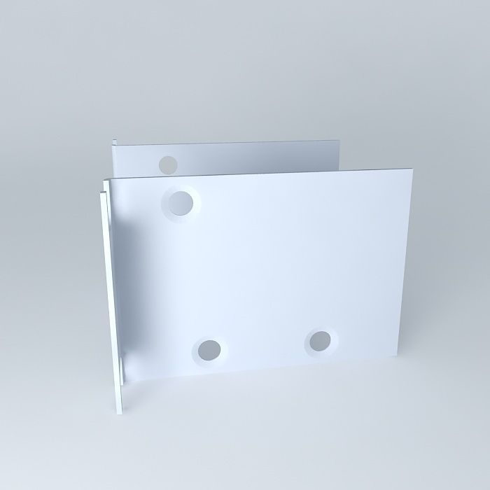 Cisco 1u Rack Mount 3D model_2