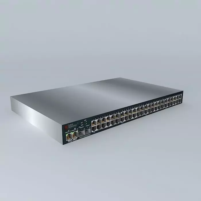 Telco Systems T5C-48T switch 3D model_0