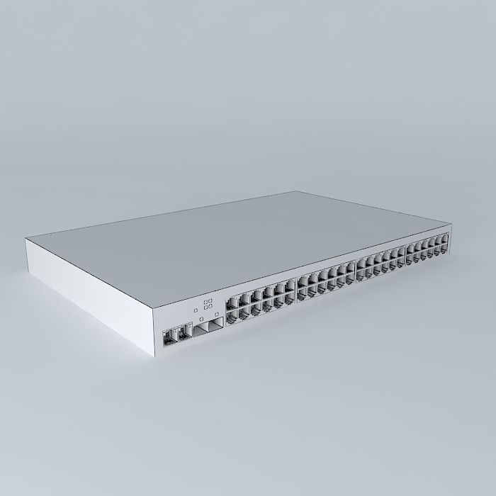 Telco Systems T5C-48T switch 3D model_3