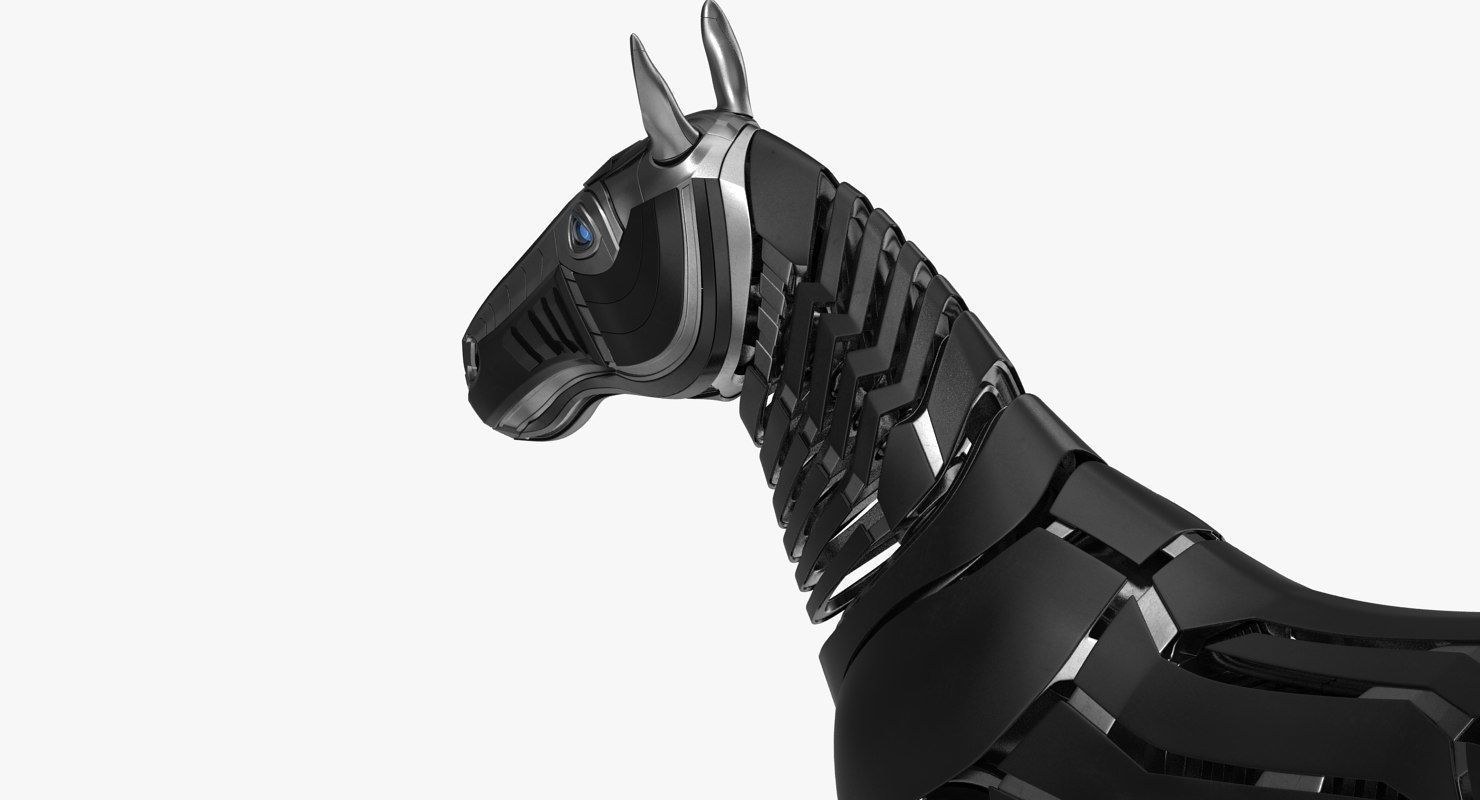 Robot Horse 3D model_11