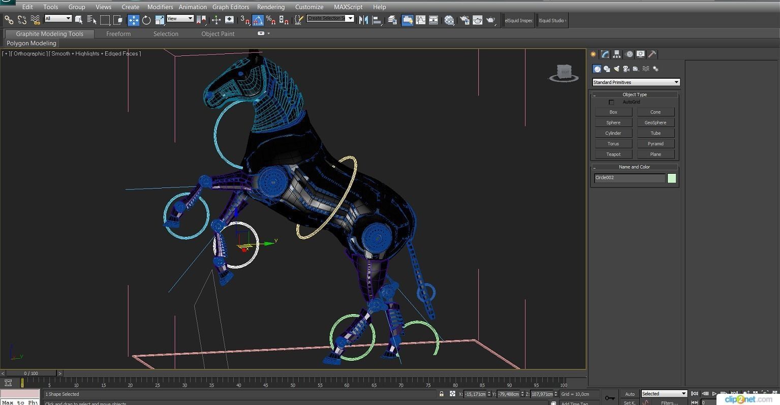 Robot Horse 3D model_17