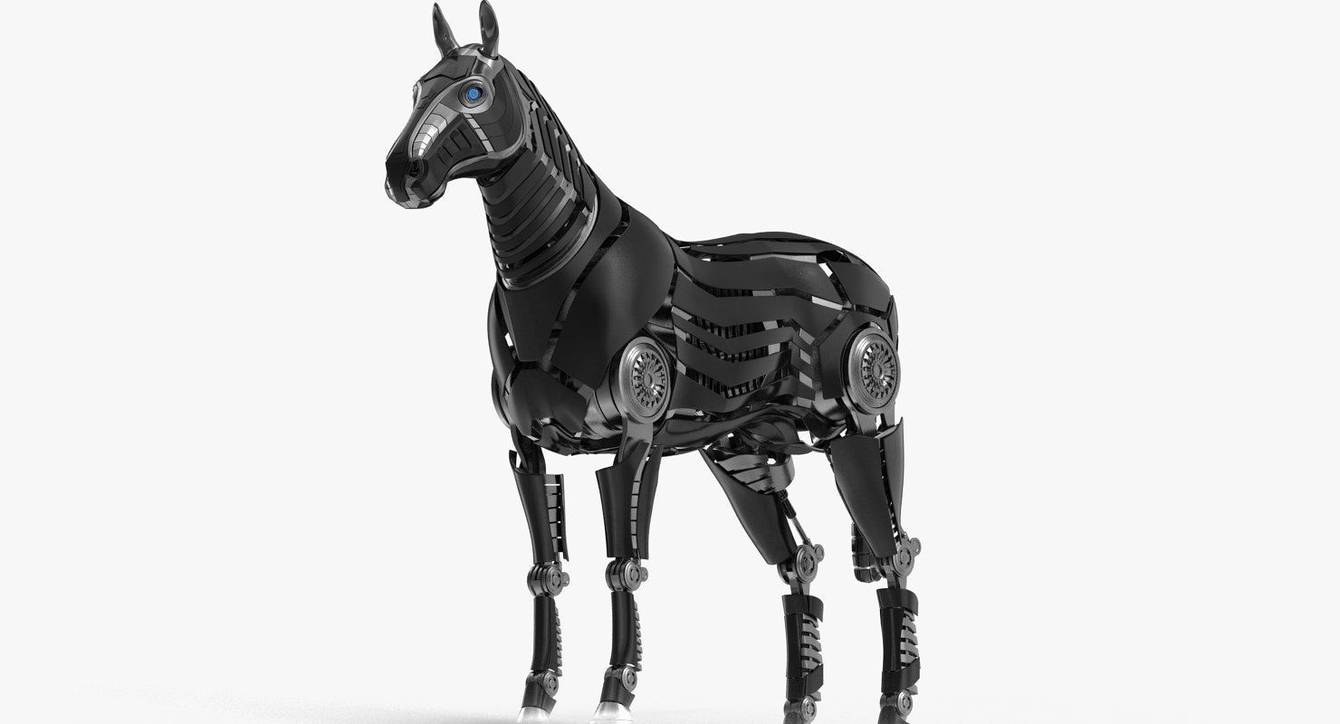 Robot Horse 3D model_9