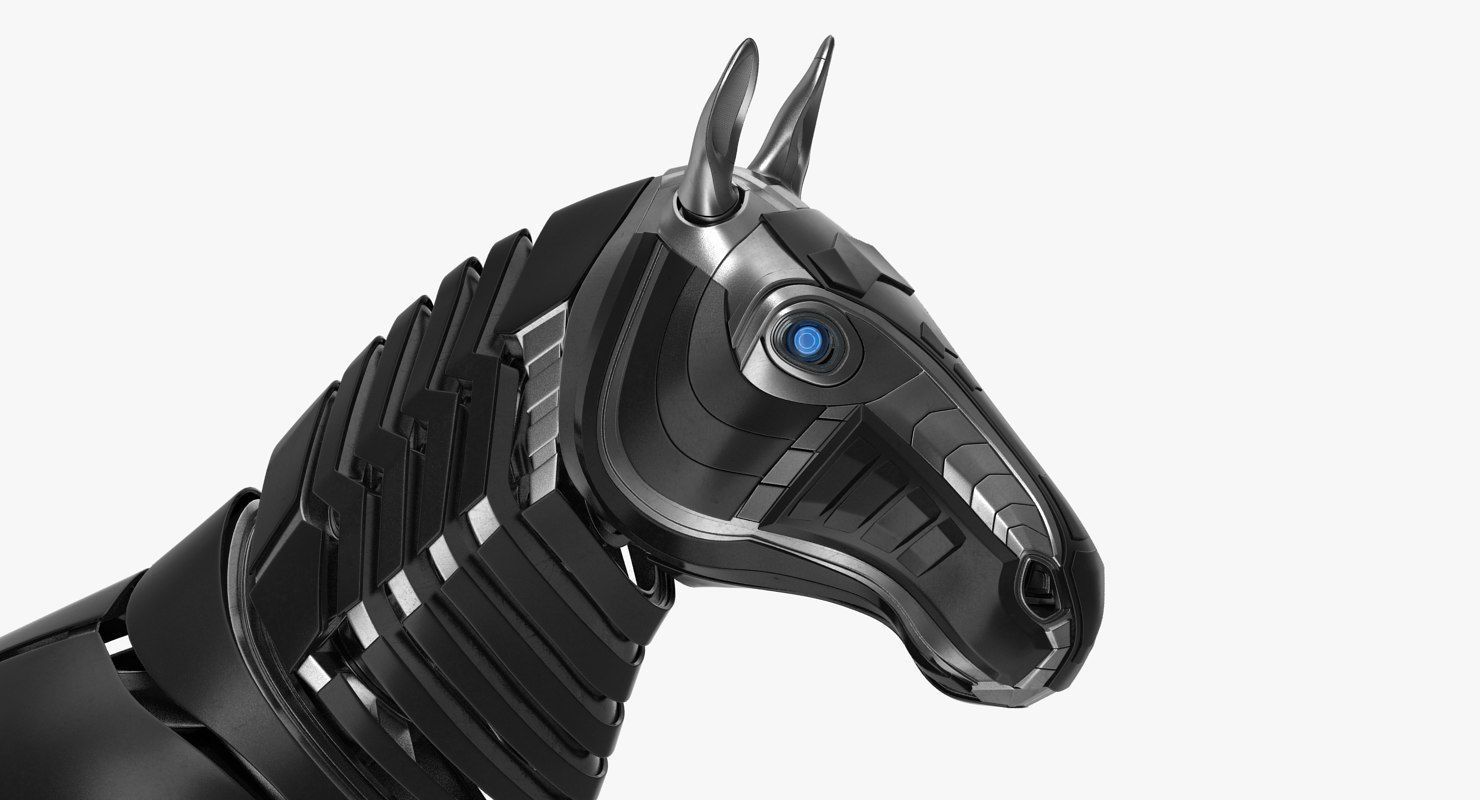 Robot Horse 3D model_4