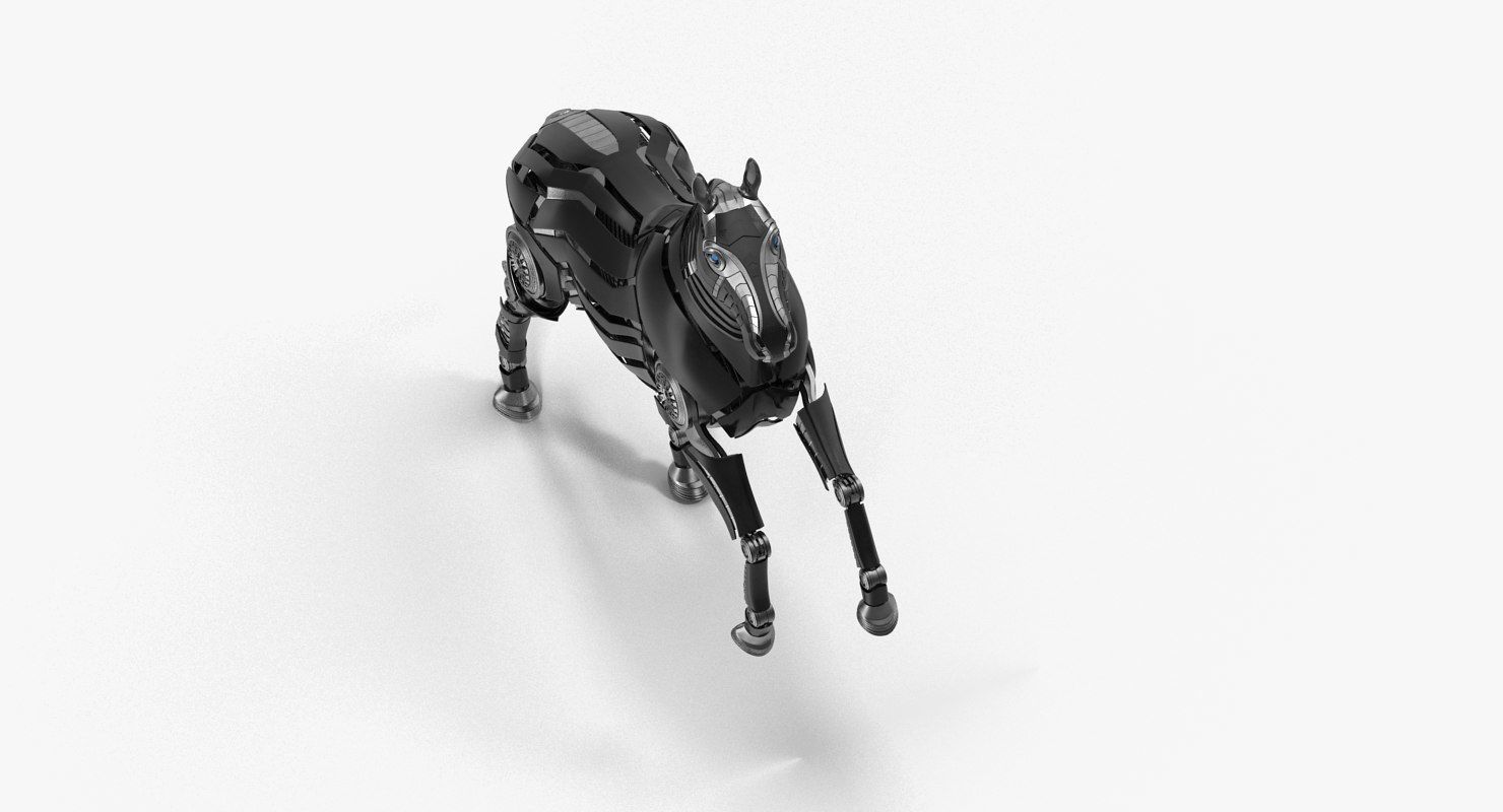 Robot Horse 3D model_3