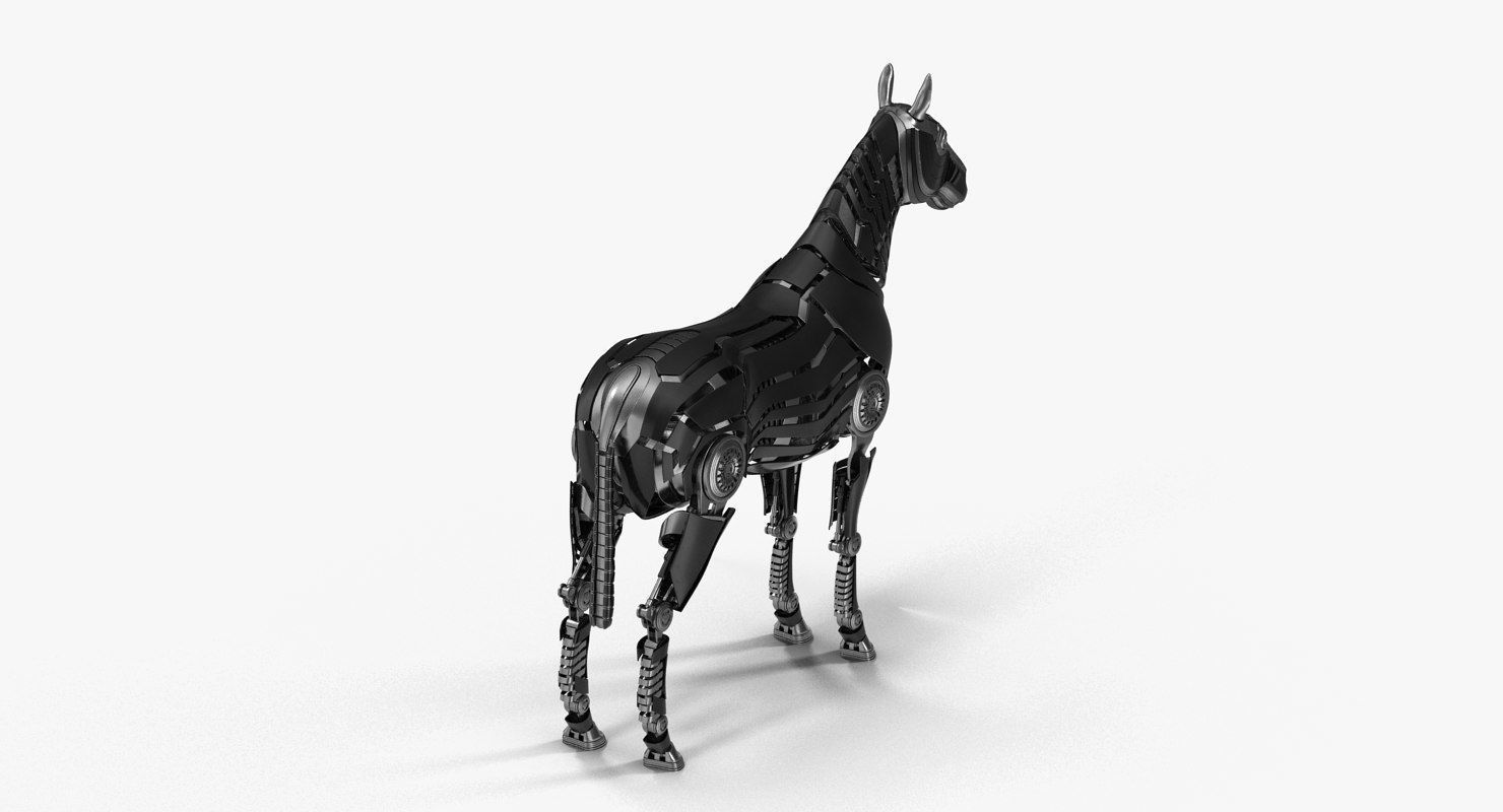 Robot Horse 3D model_7