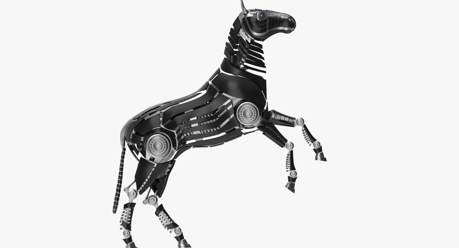 Robot Horse 3D model_2