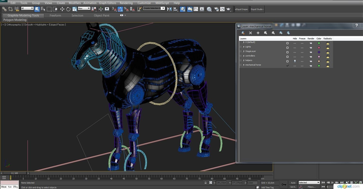 Robot Horse 3D model_18