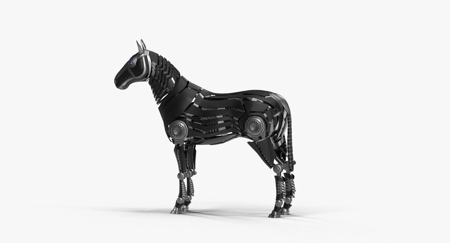 Robot Horse 3D model_8