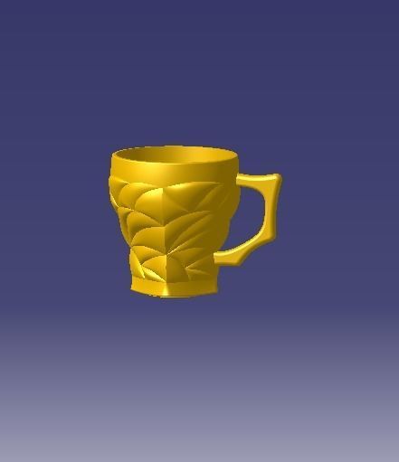 bamboo cup for printing 3D print model_2