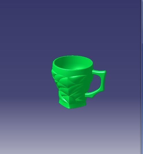 bamboo cup for printing 3D print model_3