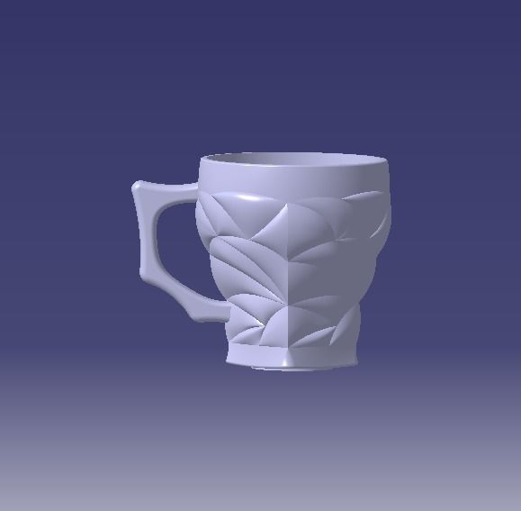 bamboo cup for printing 3D print model_5