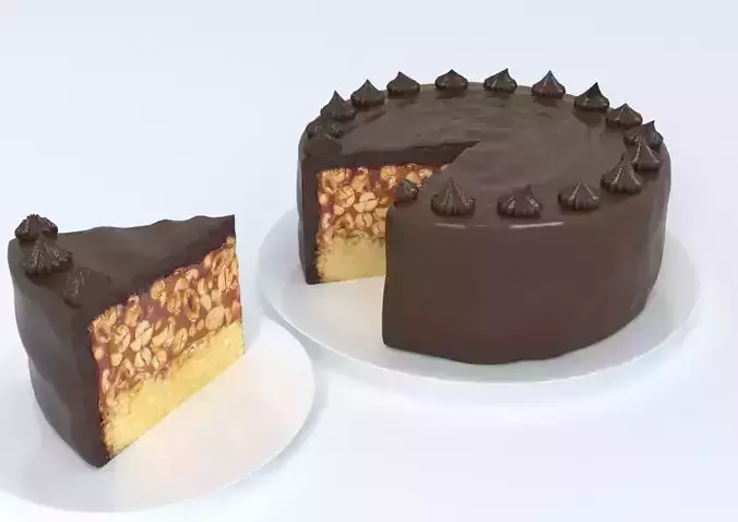 Snickers Cake  3D model
