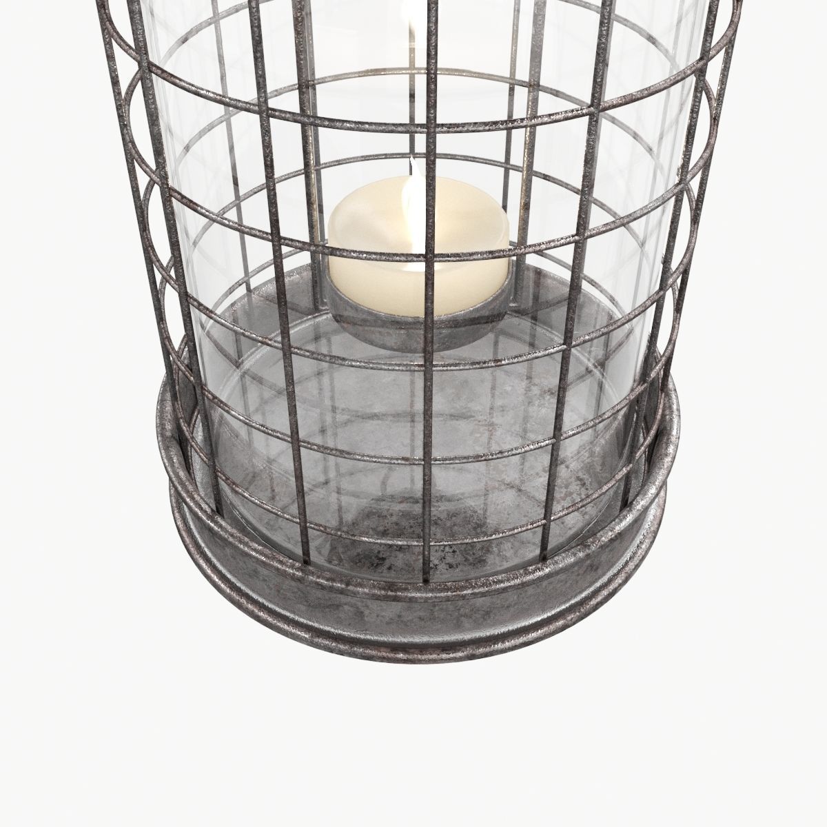Old Lamp 2 3D model_2
