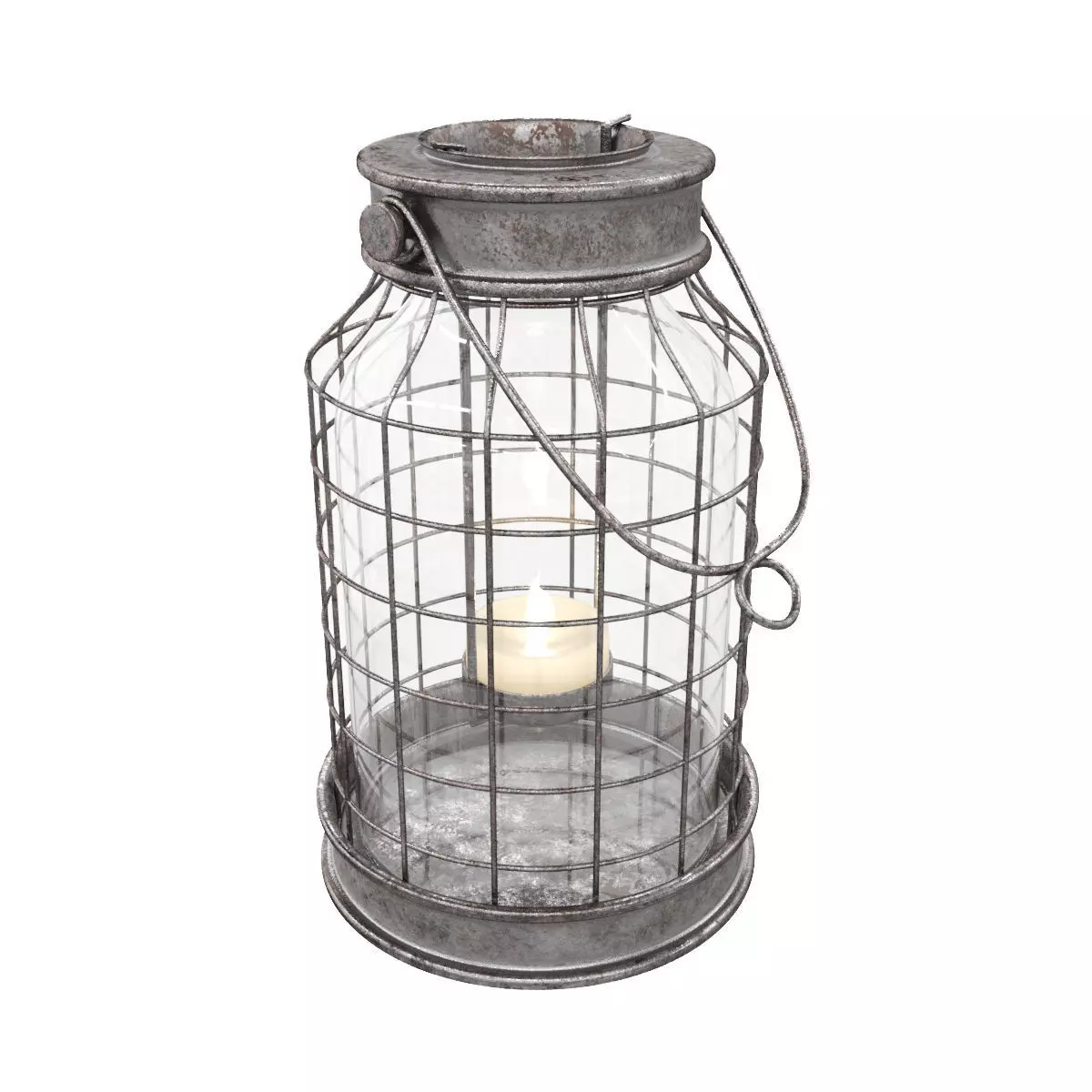 Old Lamp 2 3D model_0