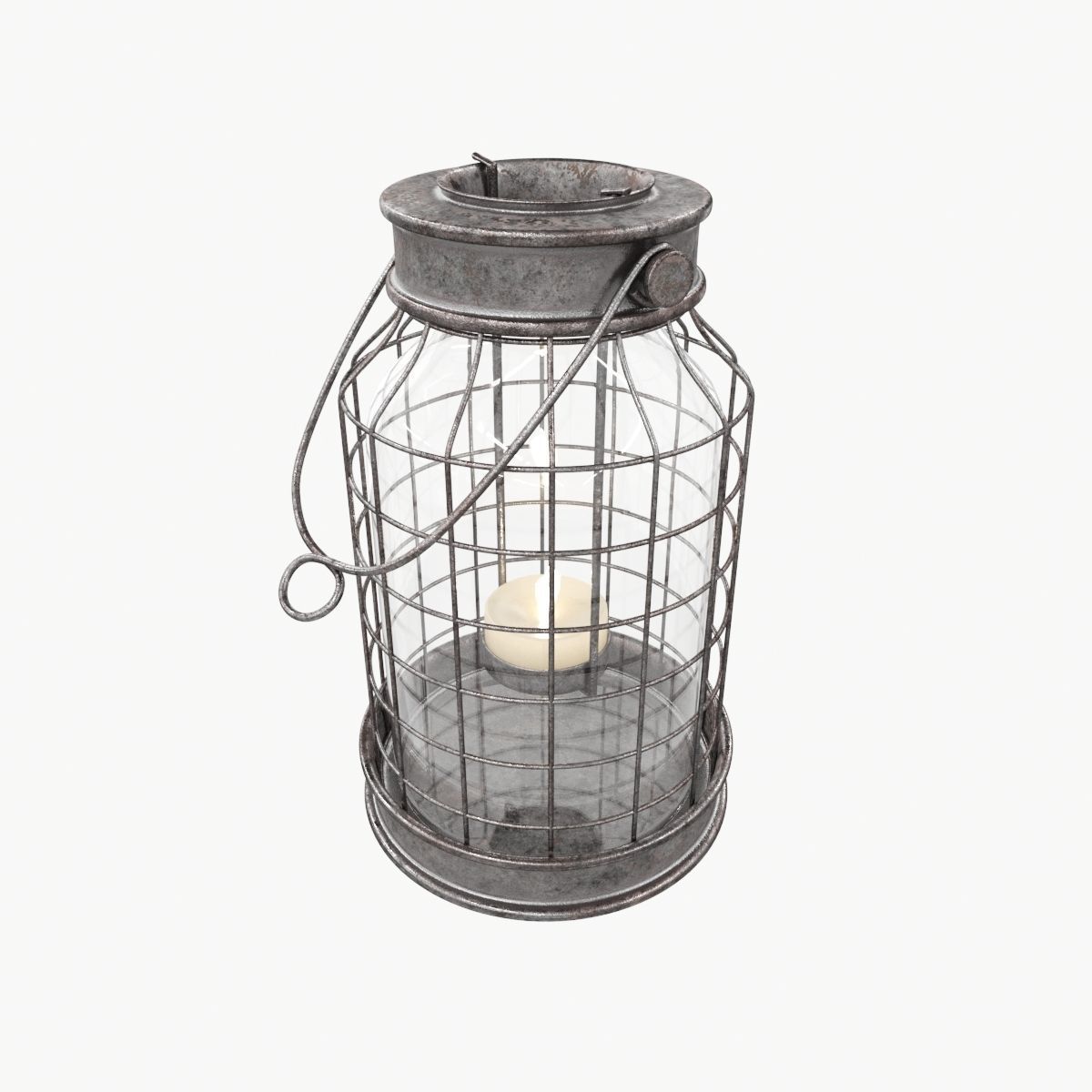 Old Lamp 2 3D model_8