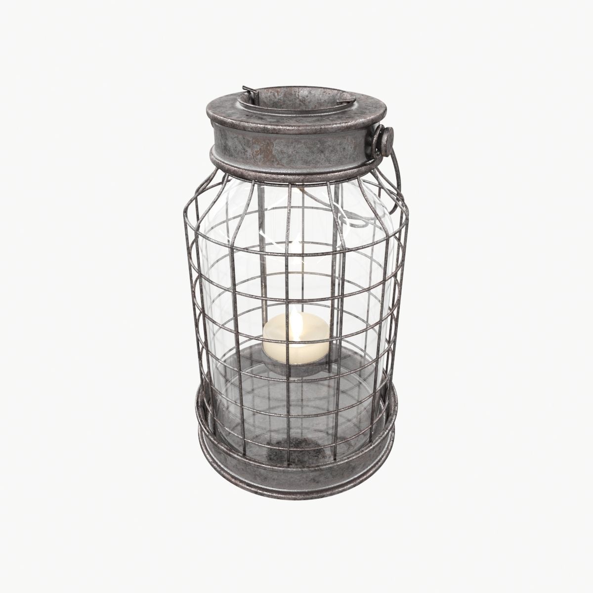 Old Lamp 2 3D model_6