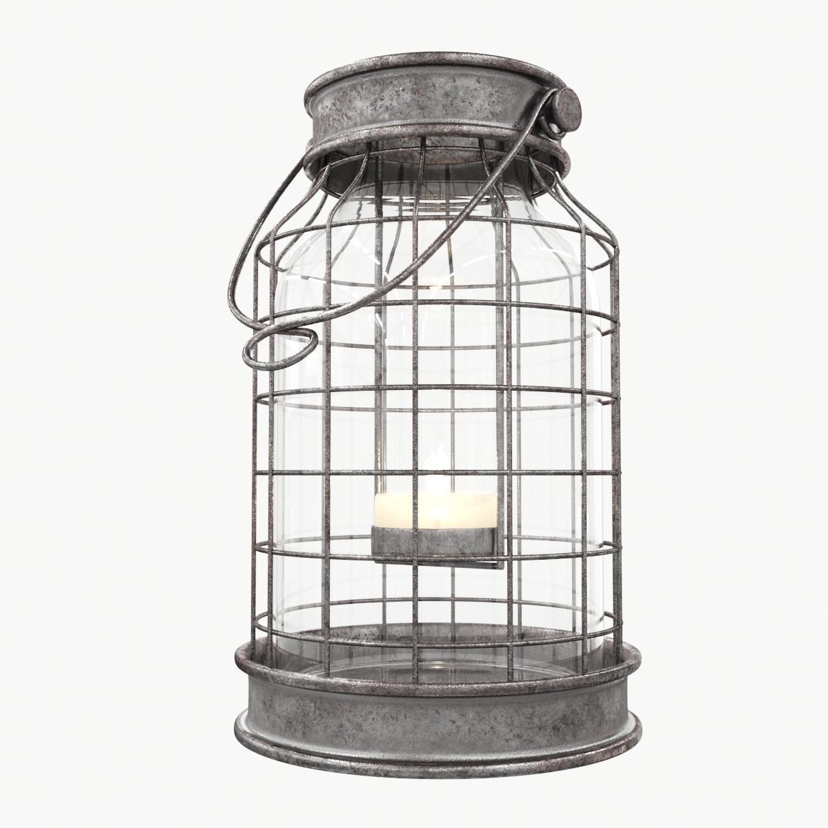 Old Lamp 2 3D model_3