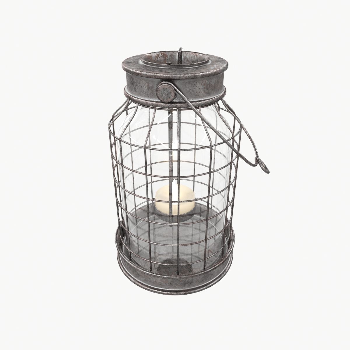Old Lamp 2 3D model_5