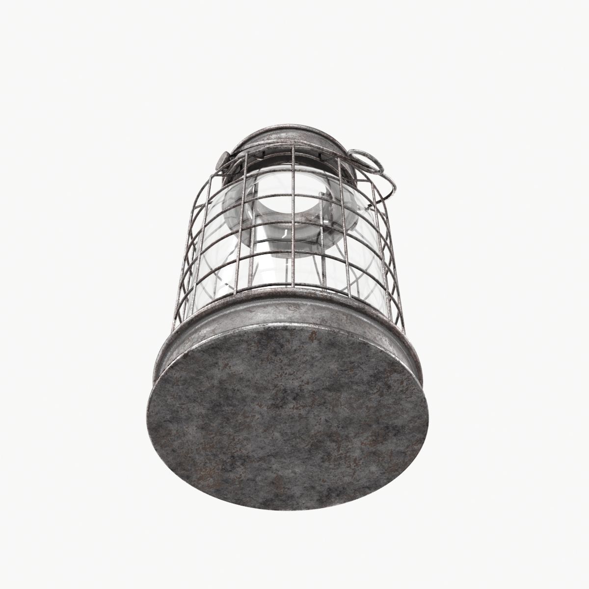 Old Lamp 2 3D model_4