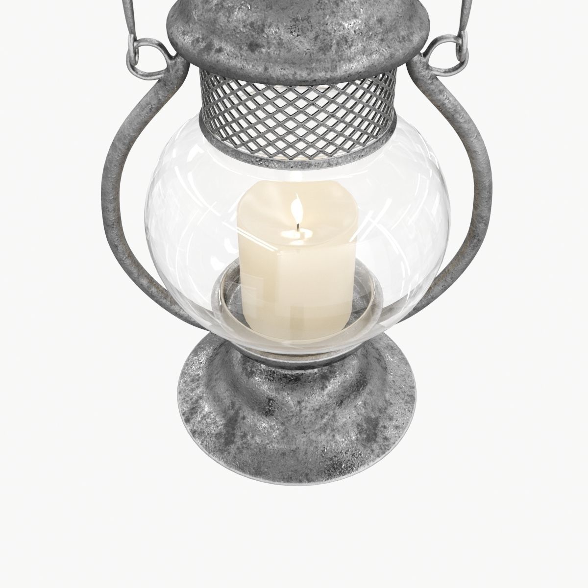 Old Lamp 3 3D model_2