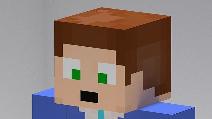 Minecraft Character 3D model
