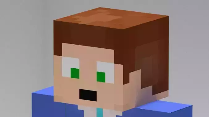 Minecraft Character 3D model
