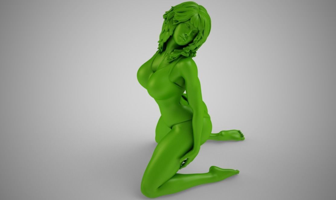 Sexy Swimmer Woman 3D print model_5