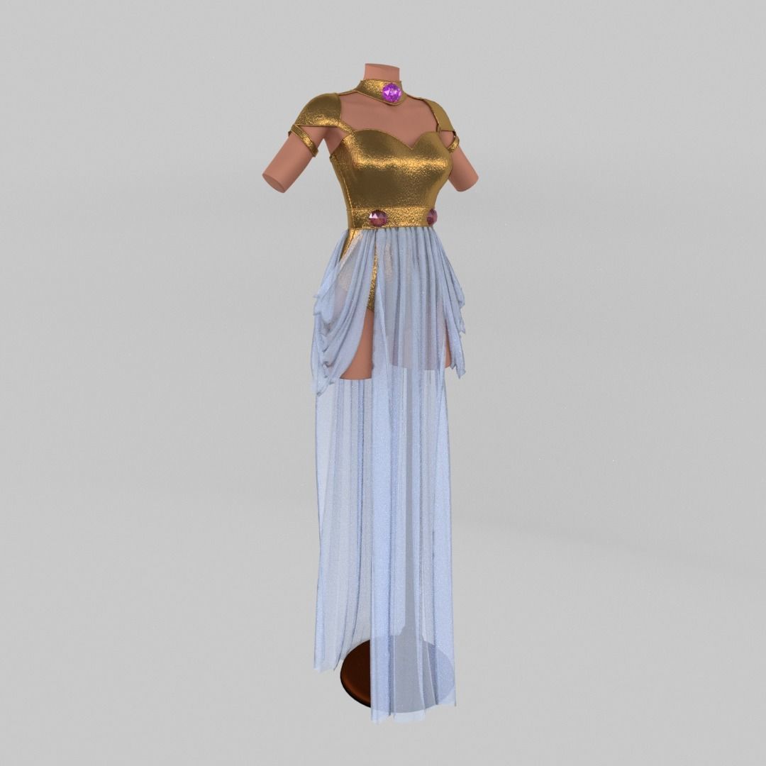 Archer Armor 3D model_1