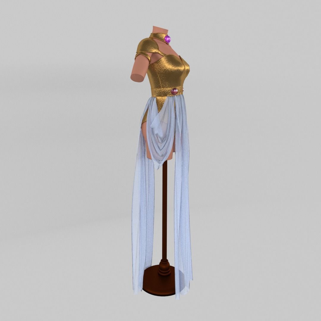 Archer Armor 3D model_2