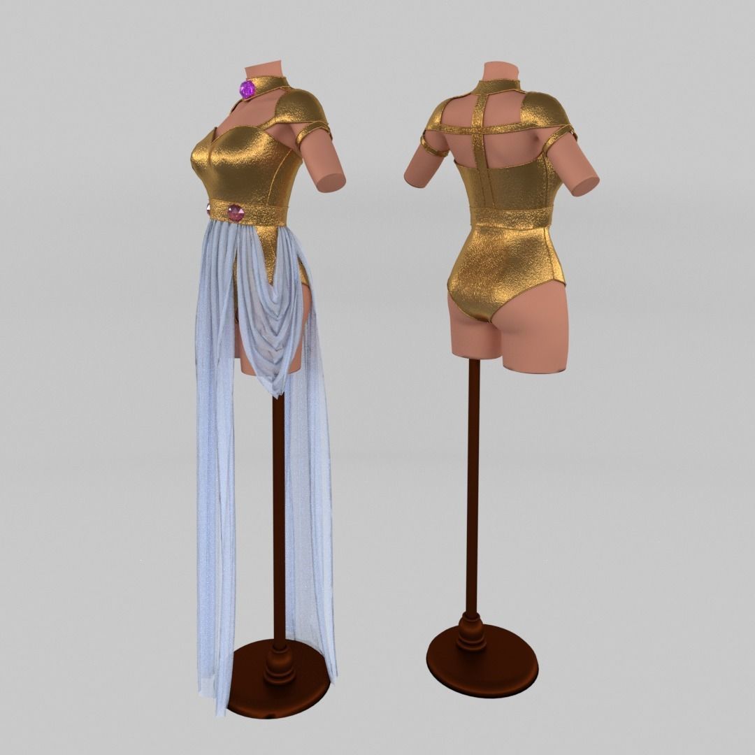 Archer Armor 3D model_5