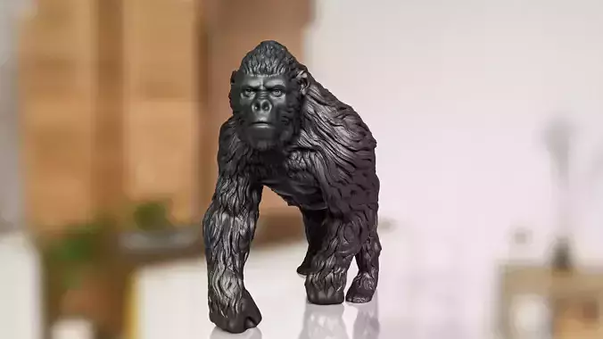 Gorilla Action Figure 3D print model
