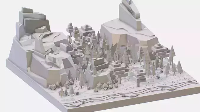 big mountain landscape