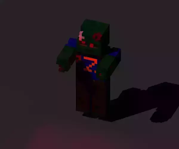 Zombie voxel model