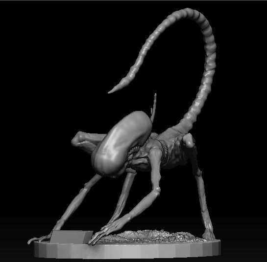 Neoburster Alien Covenant statue 3D model_4