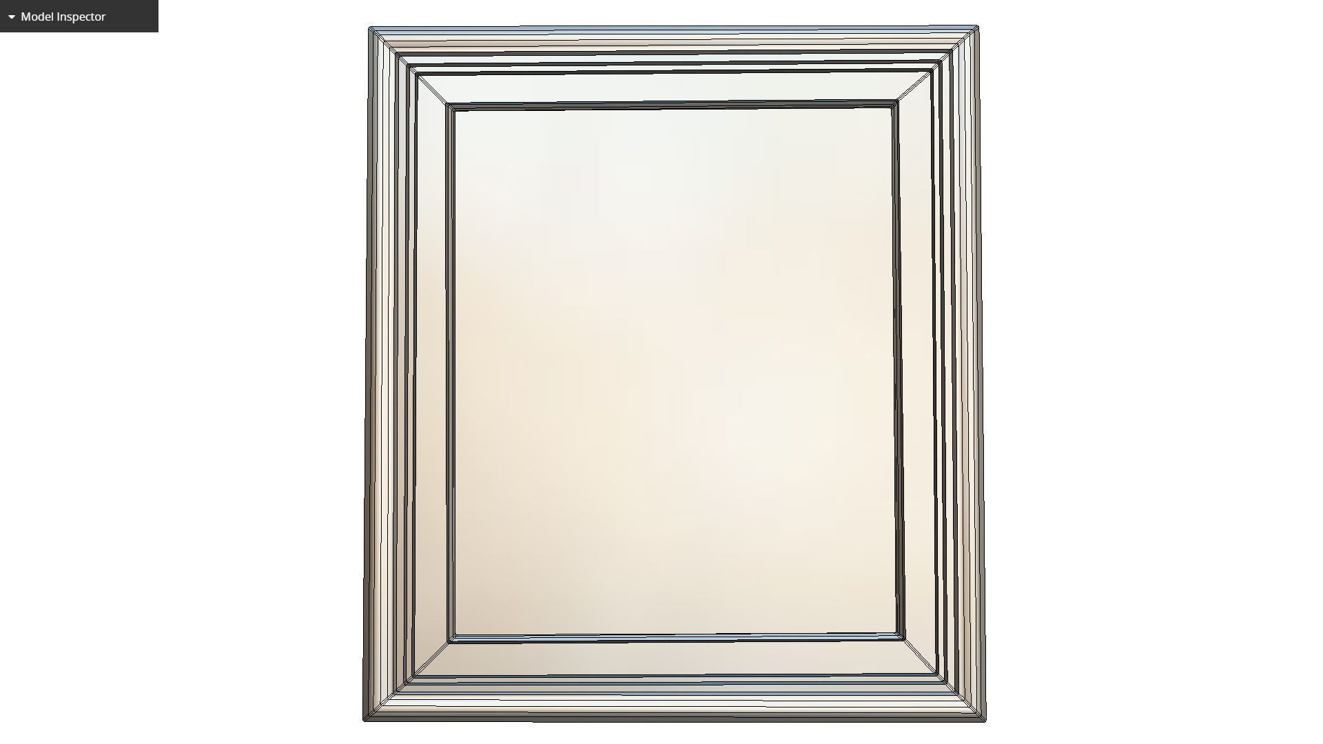 Balinese picture green frame rural landscape Low-poly 3D model_12