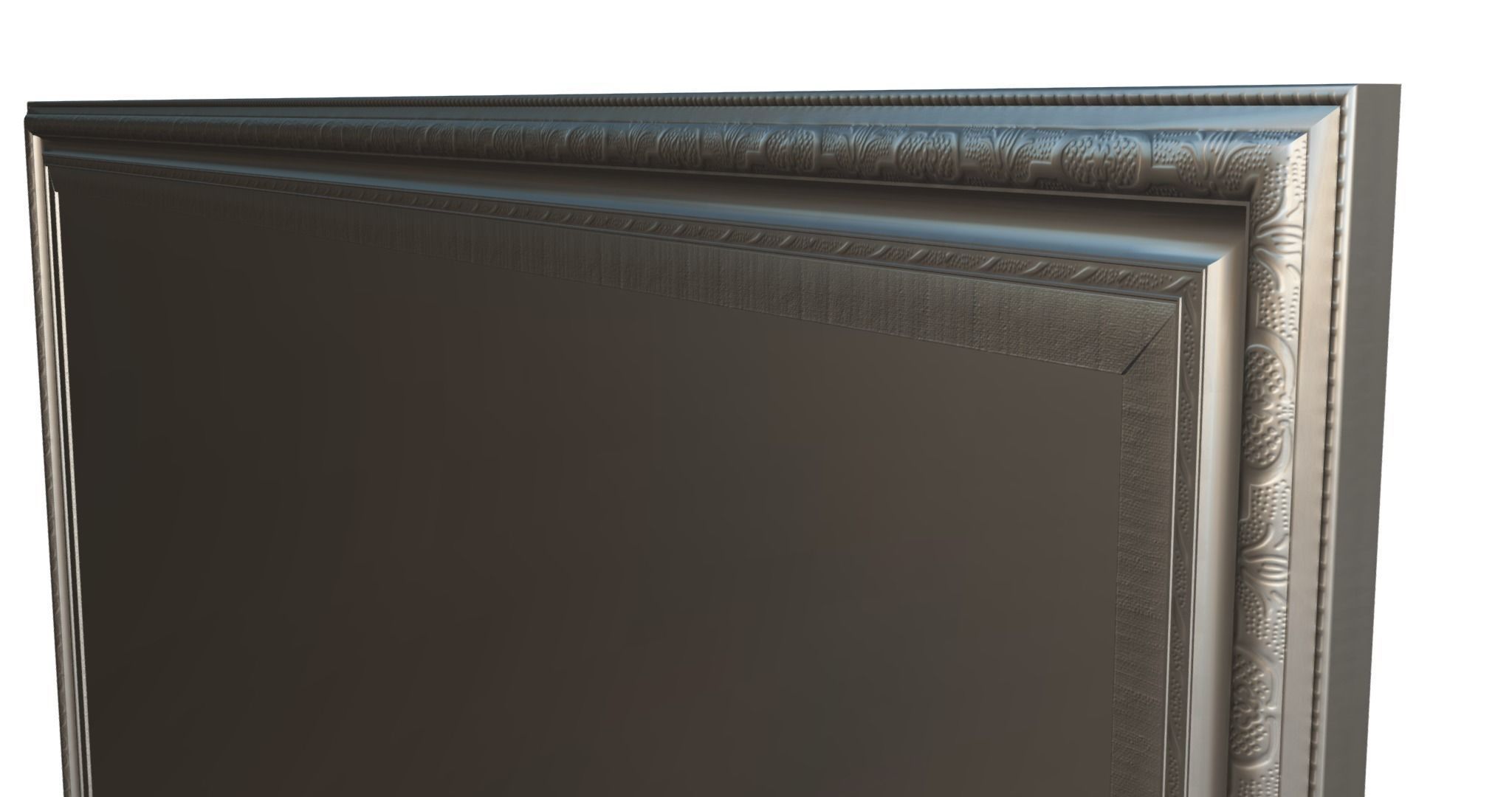 Balinese picture green frame great battle scene Low-poly 3D model_4