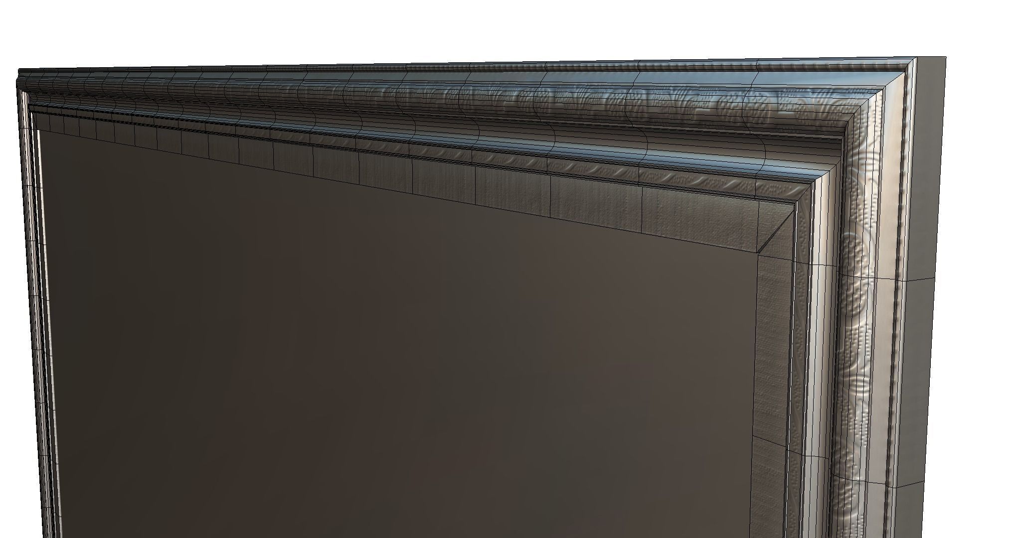 Balinese picture green frame great battle scene Low-poly 3D model_5