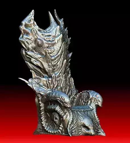 predator throne avp 3D model