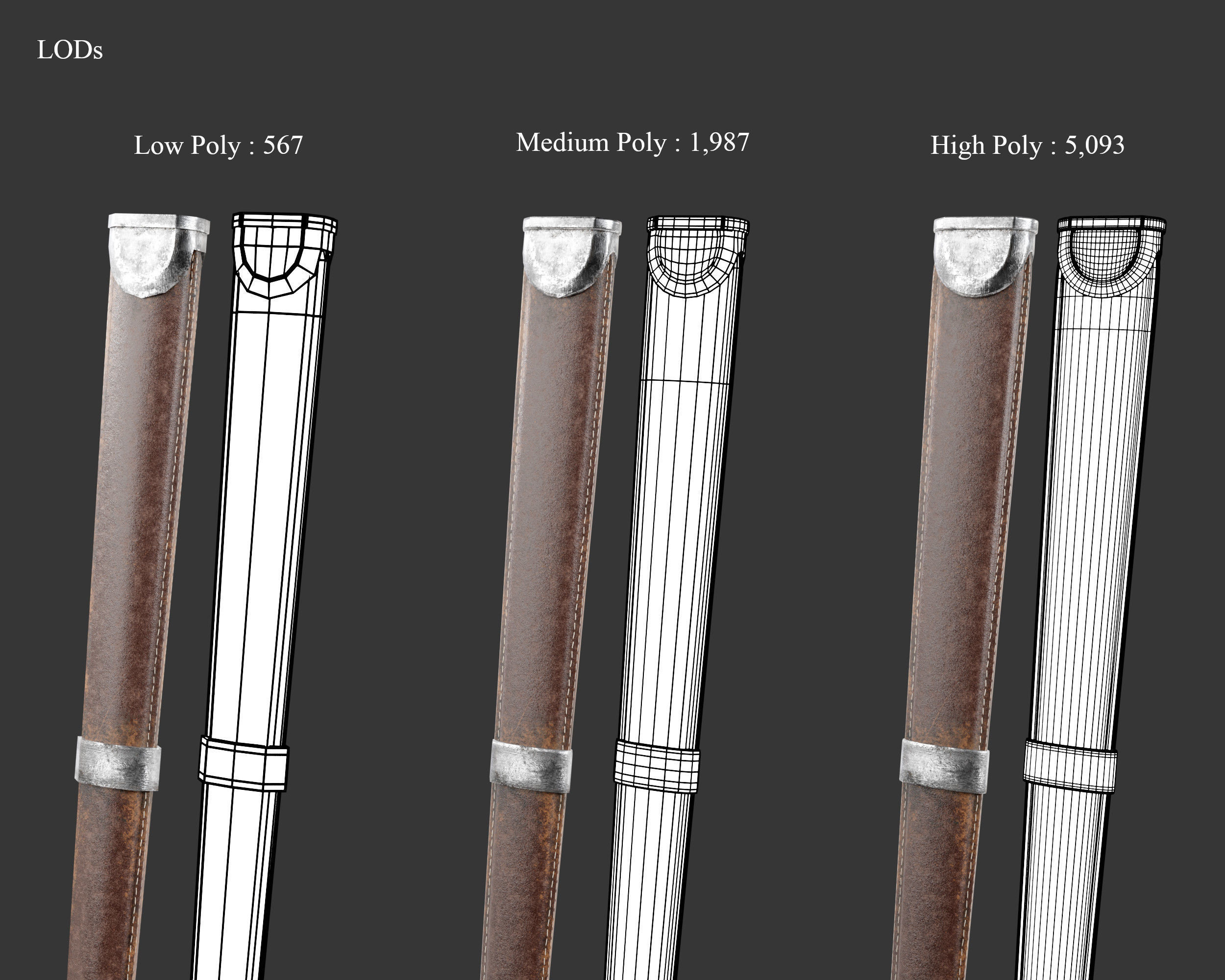 Medieval Collection Weapons Short Sword _27