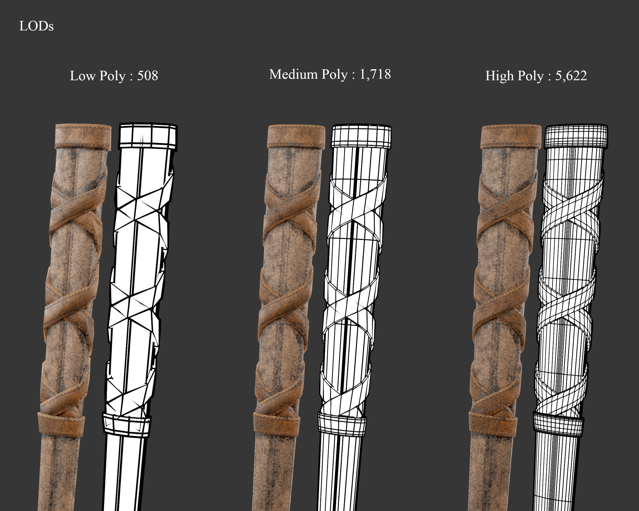 Medieval Collection Weapons Short Sword _13