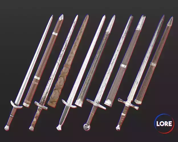 Medieval Collection Weapons Short Sword 