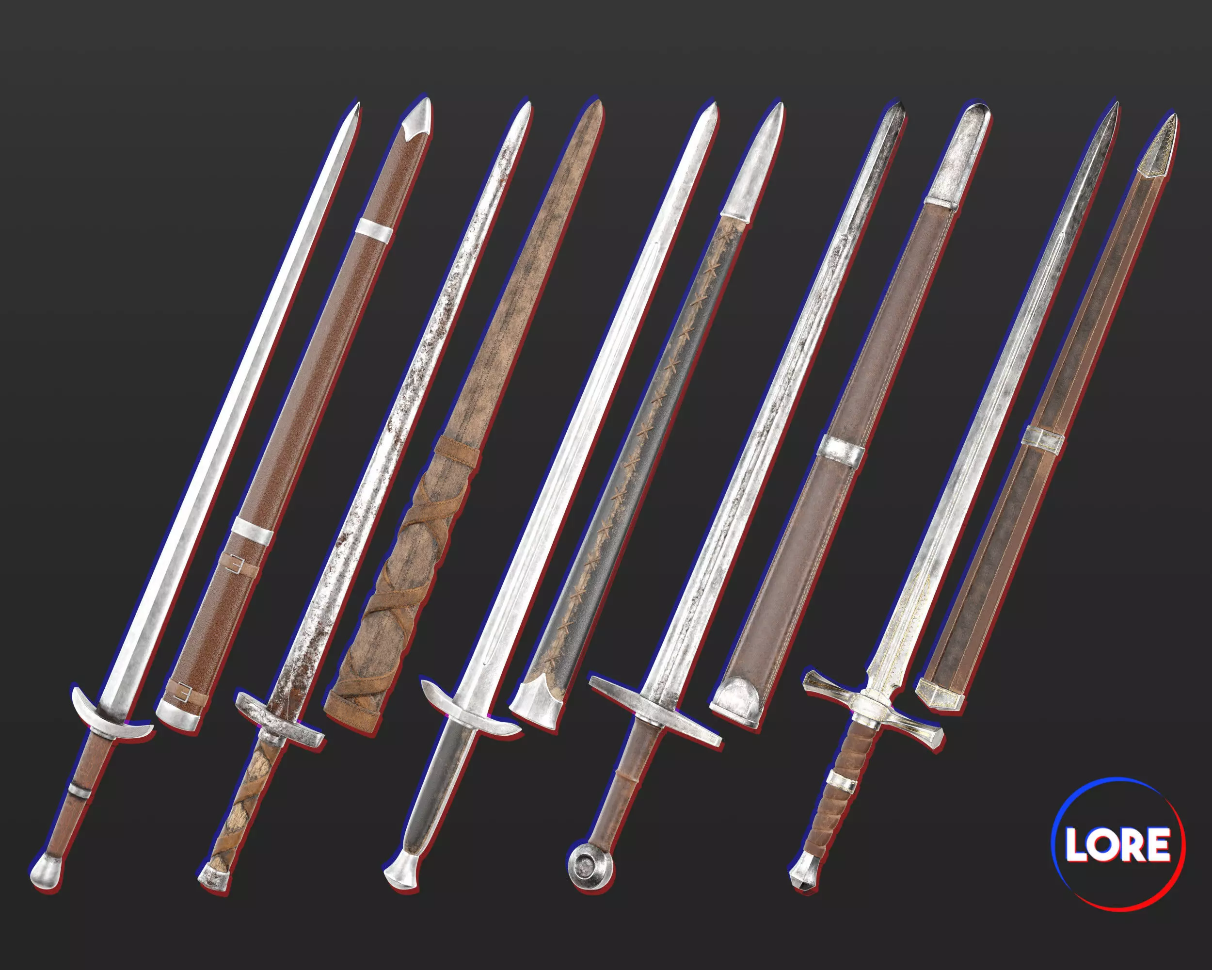 Medieval Collection Weapons Short Sword _0